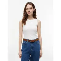 Tommy Hilfiger Overdel 'Logo Slim Tank' navy / hvid