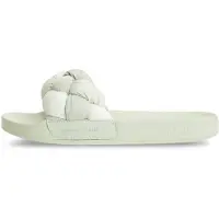 Tommy Hilfiger Pantoletter 'Embossed Braided Strap' lysegrøn