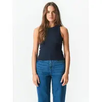 TeeShoppen Overdel ' Ribbed ' blå