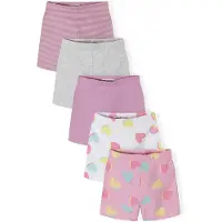 MINOTI Leggings grå-meleret / lilla / lysviolet / lyserød / hvid