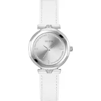 GUESS Dameur GW0689L1 Rumour Sølvfarvet/Læder Ø34 mm