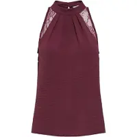 ONLY Bluse 'ONLMETTE' vinrød