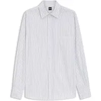 BOSS Bluse 'Saturday_1' marin / pastelblå / hvid