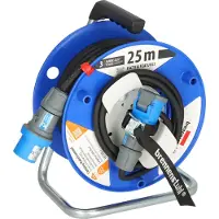 Brennenstuhl 1182470300, Sort, Blå, Plast, 1 AC stikkontakt(er), CEE, 25 m, IP44