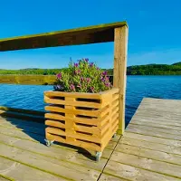 Kabeltromlen Blomsterskjuler | Brugte Traller | Plantekasse