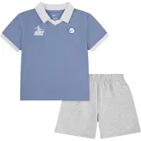 Nike Shortssæt - T-shirt/Shorts - Grey Heather - - 7 år (122) - Shorts