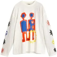 Desigual Bluser & t-shirts blå / rød / sort / hvid