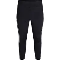 ACTIVE By Zizzi Sportsbukser 'Ananna' sort / hvid
