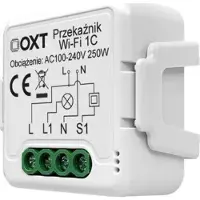 Usorteret Tuya – vieno kanalo mini WiFi relė – Android/iOS programa – OXT T221
