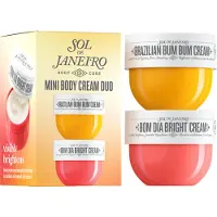 Sol de Janeiro Mini Body Cream Pr?ves?t - Gaves?t i rejsest?rrelse - Sk?nhedsstr?mpestoppere - Brazilian Bum Bum Cream & Bom Dia Bright Cream - 2
