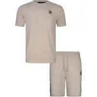 SikSilk Hjemmedragt beige / gylden gul / sort
