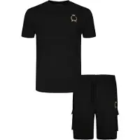 SikSilk Joggingdragt gylden gul / sort
