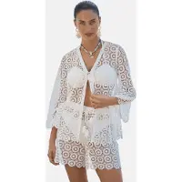Love & roses Bluse hvid