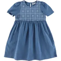 Name it Kjole - NmfHerta - Faded Denim - - 5 år (110) - Kjole