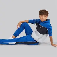 Brave Soul Drenge Parker Tracksuit Cobalt/Navy/Light Grey Marl Cobalt/Navy/Light Gery Ma
