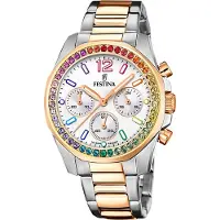 Festina Dameur F20608-2 Classic Sølvfarvet/Stål Ø38 mm