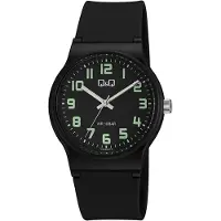Q&Q Herreur VS50J010Y Classic Sort/Resinplast Ø38 mm
