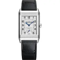 Jaeger LeCoultre Herreur 3868520 Reverso Classic Sølvfarvet/Læder