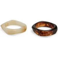 Vero Moda Armbånd 'VMROSALIA' cognac / cappuccino / mørkebrun