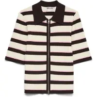 Vero Moda Cardigan 'AWHanna' creme / choko / lyserød