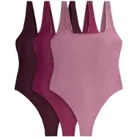 The Set Badedragt cyclam / bær / gammelrosa