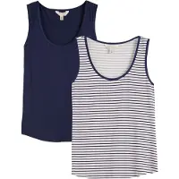 Love & roses Overdel navy / hvid