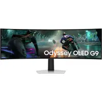 Samsung Kurvet Gaming PC Skærm - - 49'' - Dual QHD - 144Hz - OLED Panel - 0.03ms - Højdejusterbar - ODYSSEY OLED G9 - G91SD