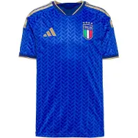 Adidas Fodboldtrøje 'Italy 26 Home' beige / blå / azur