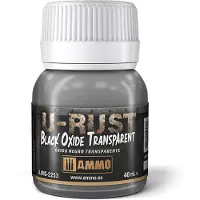 Vallejo Ammo: U-Rust - Black Oxide Transparent (40 ml)