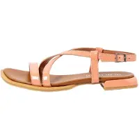 Art Arttil kvinder. 1200111AX003_ESP Sandaler i læder 2001 Bergamo orange (40), Fast, 1-3 cm, Spænder, Casual