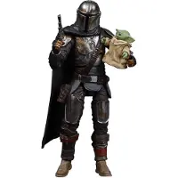 Hasbro Star Wars The Vintage Collection Din Djarin (The Mandalorian) og Child Toys 9 5 cm-skala actionfigurer for b?rn i alderen 4 og op