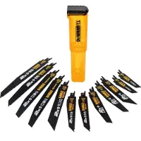 DeWalt Extreme DT2441L-QZ - Savklingesæt - for metal, træ - 12 stykker