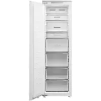 Scandomestic FRI212NFWD - Konvertibel køleskab/fryser - stående - til indbygning - niche - bredde: 56.4 cm - dybde: 56 cm - højde: 177.3 cm - 212 liter - Klasse D - hvid