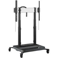 Vogel's RISE 5205 - Vogn med hjul - motoriseret løft - for LCD display - 50 mm/s - sort - skærmstørrelse: 65-86
