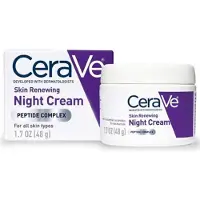 CeraVe hudfornyende natcreme - 1,7 oz / 48 g med ceramider til fugt og fornyelse