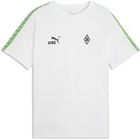 Puma Borussia Mönchengladbach FtblKING Tee Men, Clothing, White/Green, M