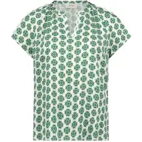 Cartoon Bluse marin / mint / kiwi / lysegrøn