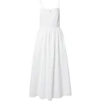 Tommy Hilfiger Kjole 'Crinkle Strap Maxi' hvid