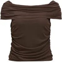 Object Shirts 'OBJDina' mørkebrun