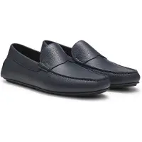 BOSS Loafers i blødt læder med driver-sål