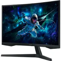 Samsung 27" Odyssey G5 G55C QHD 165Hz Gamingskærm, Prism Black