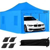 Vevor Bærbart malekabinetelt, 5870 x 3980 x 1780 mm Bærbart sprøjtetelt til garagen, vandtæt sprøjtekabine med foldbart rammedesign og 4 net-sidevinduer til autodele, møbler, billakering