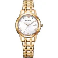 Citizen Dameur FE1243-83A Elegance Hvid/Rosaguldtonet stål Ø29.4 mm