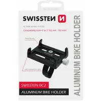 Swissten BC2, Mobiltelefon/Smartphone, Cykel/Bil, Sort