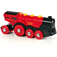 BRIO Stort, rødt lokomotiv, B/O