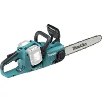Makita 2x18v kædesav duc353z solo u/batterier, lader og kuffert