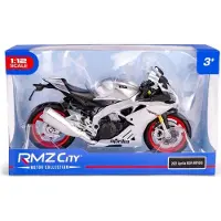 Daffi RMZ Hobby 1:12 Aprilia RSV4 sølv H-134 - 81345