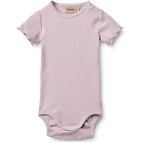 Wheat Body l/æ - Rib - Maren - Lavender - - 2 år (92) - Body K/Æ