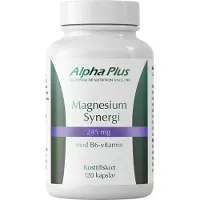 Alpha Plus Magnesiumbisglycinat 100mg 90 kapsler