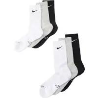 Nike Sokker 'ED ELVD' grå-meleret / sort / hvid